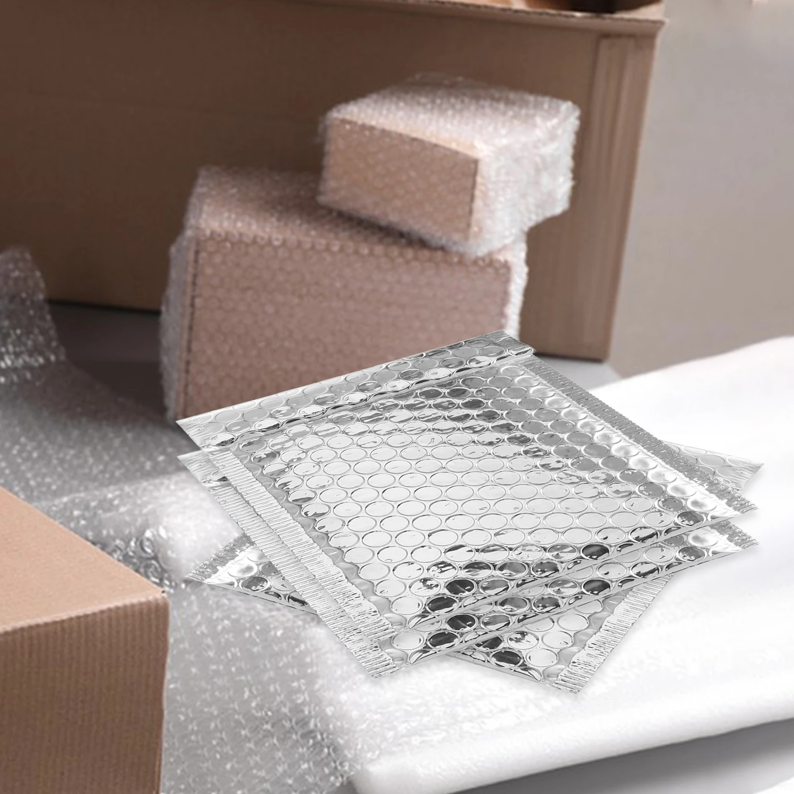 

100 pcs Bubble Envelopes Padded Mailers For Jewelry Lip Gloss Lashes Cell Phone Cases Fashion Accessories Self Sealing Mailing