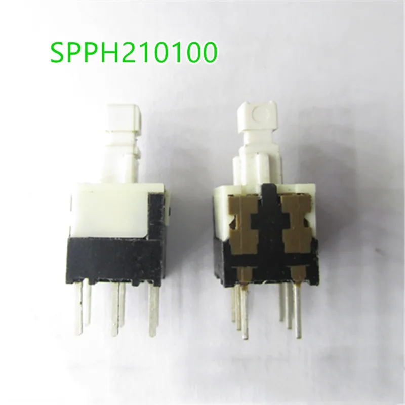 2PCS-3PCS  Original Japan ALPS SPPH210100 touch switch 6*6 self-locking switch double row 6 foot tower button