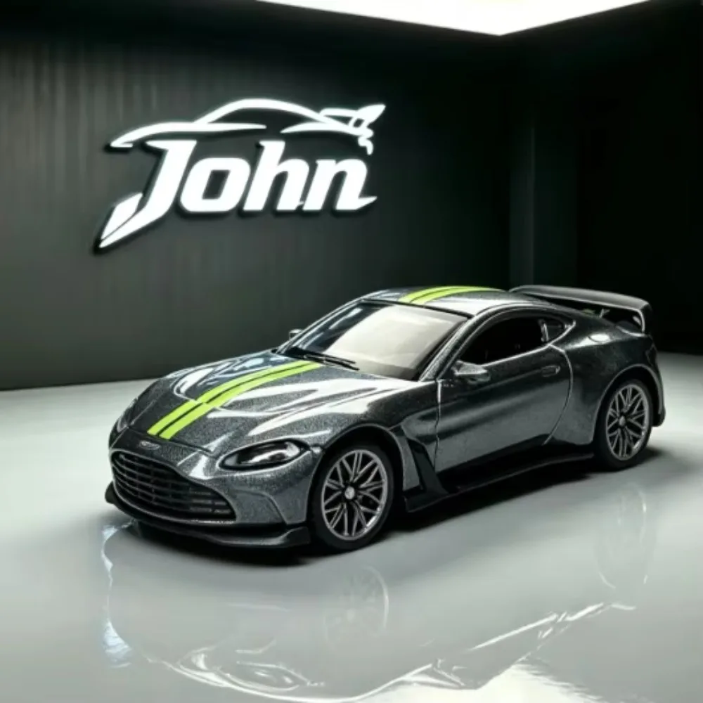 1:64 Aston Martin V12 Maserati GT2 Lamborghini Sian Diecast Alloy Car Model, Detachable Chassis Simulation Car for Collection