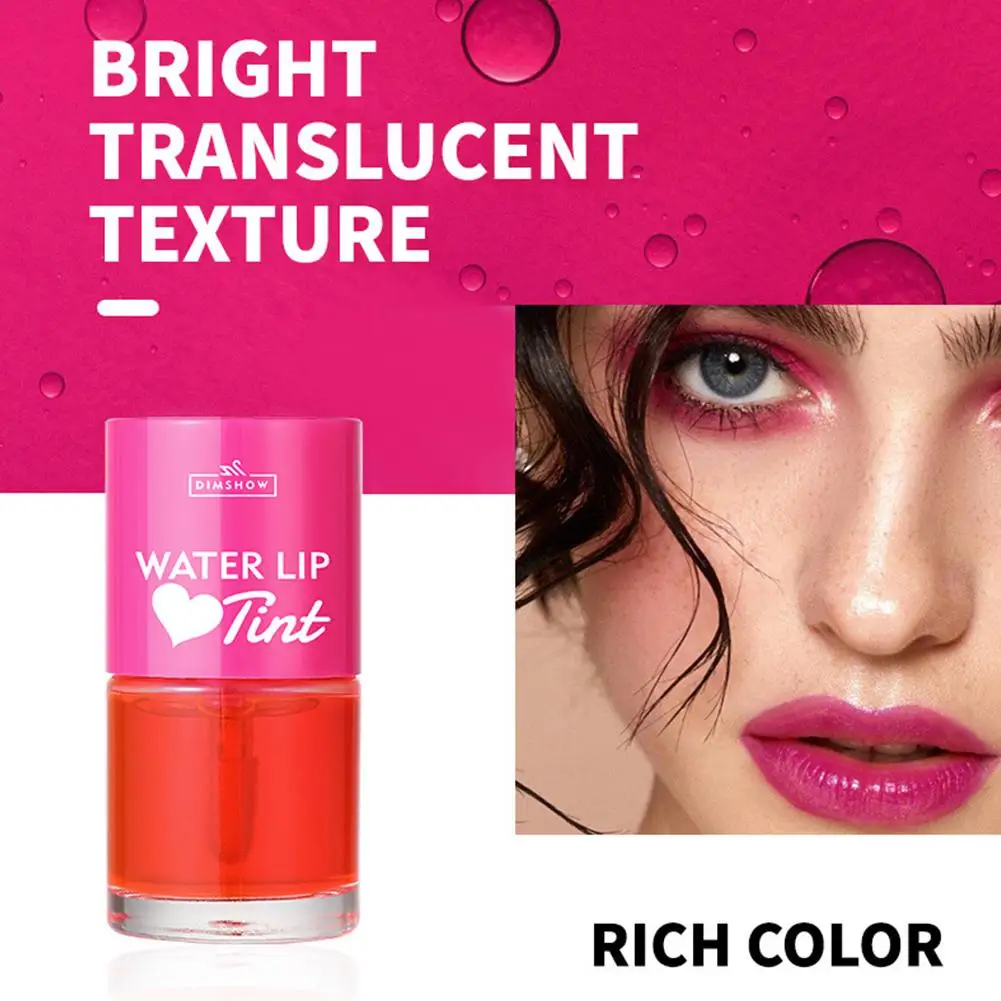 ลิปทินท์ ลิปสติกเนื้อลิควิด และบลัชออน 2 in 1 กันน้ำ พร้อมกระจกในตัว ไม่เหนียวเหนอะหนะ ลิปกลอส เครื่องสำอาง ทาแก้ม ทาตา ลิปทินท์แบบน้ำ K3L8