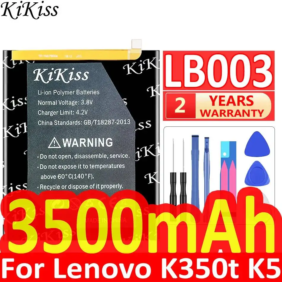 High Performance For Lenovo K350t K5 Mobile Phone Battery LB003 3500mAh Long-Lasting