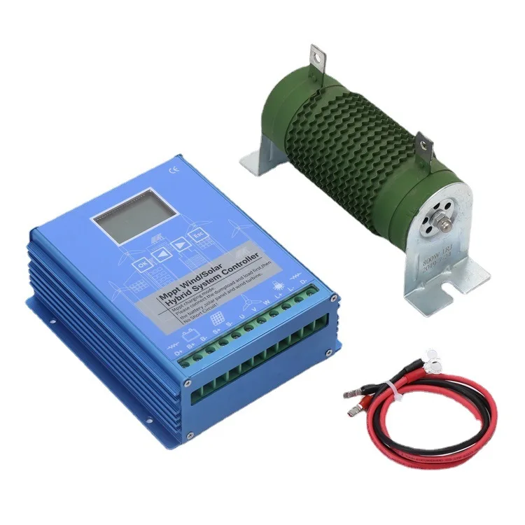 MPPT Wind-Solar Charge Regulator 12V/24V Step-Up | Universal Fit for LED Road Lamp & Security Camera System