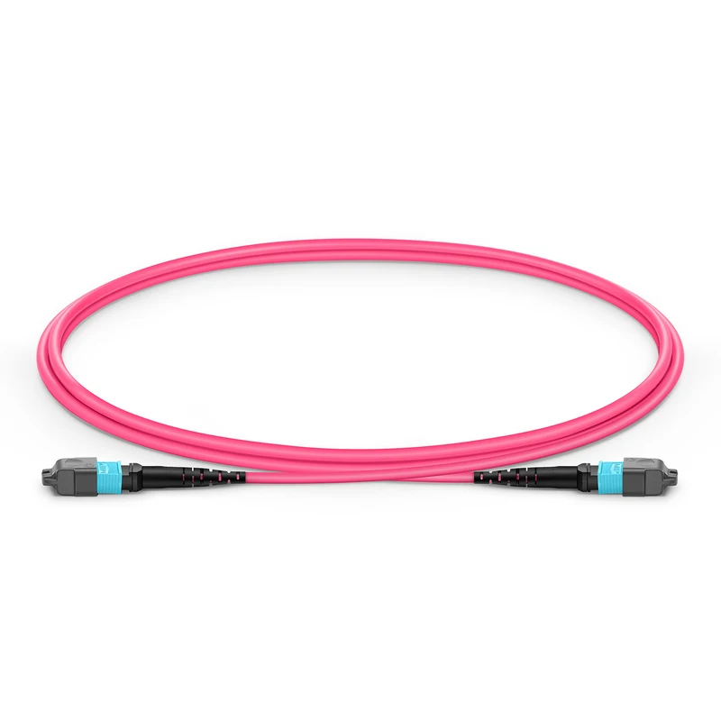 1m (3 pies) MTP ®   Jumper MTP ® -12 UPC (Hembra) a MTP ® Conector UPC (Hembra) de 12 Fibras Multimodo (OM5) Plenum (OFNP) 0.35dB Máx. Tipo B