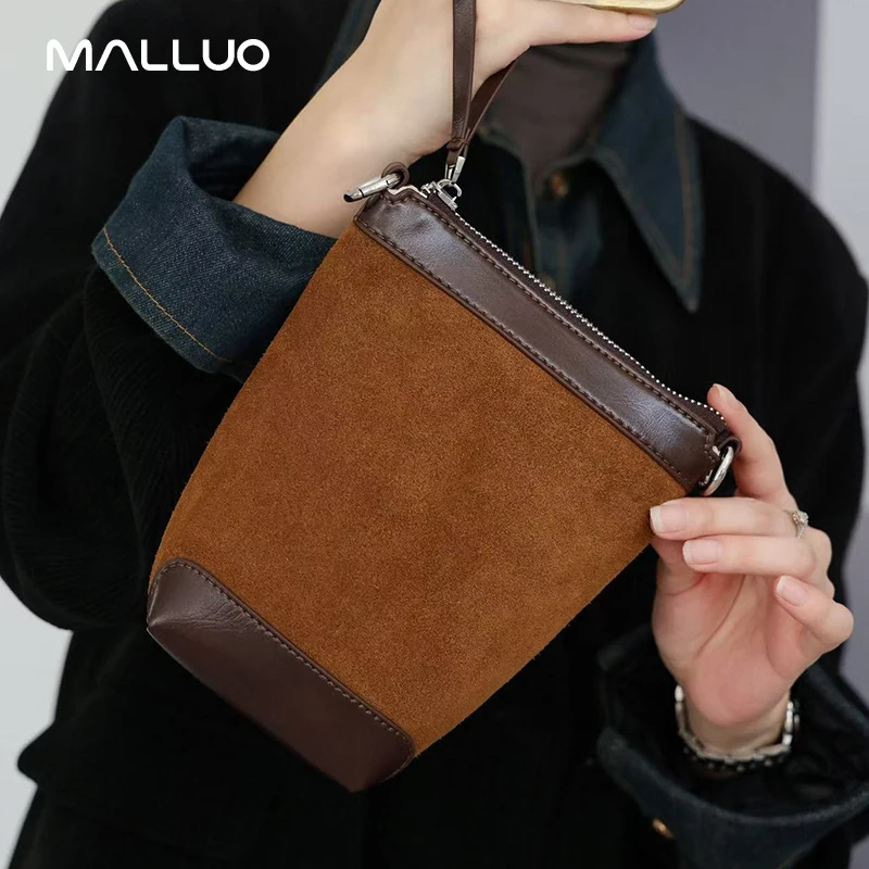 

Female Real Cowhide Durable Handbags Women's Frosted Cow Leather Retro Shoulder Bag Ladies Fashion Trend Luxury Designer Bags