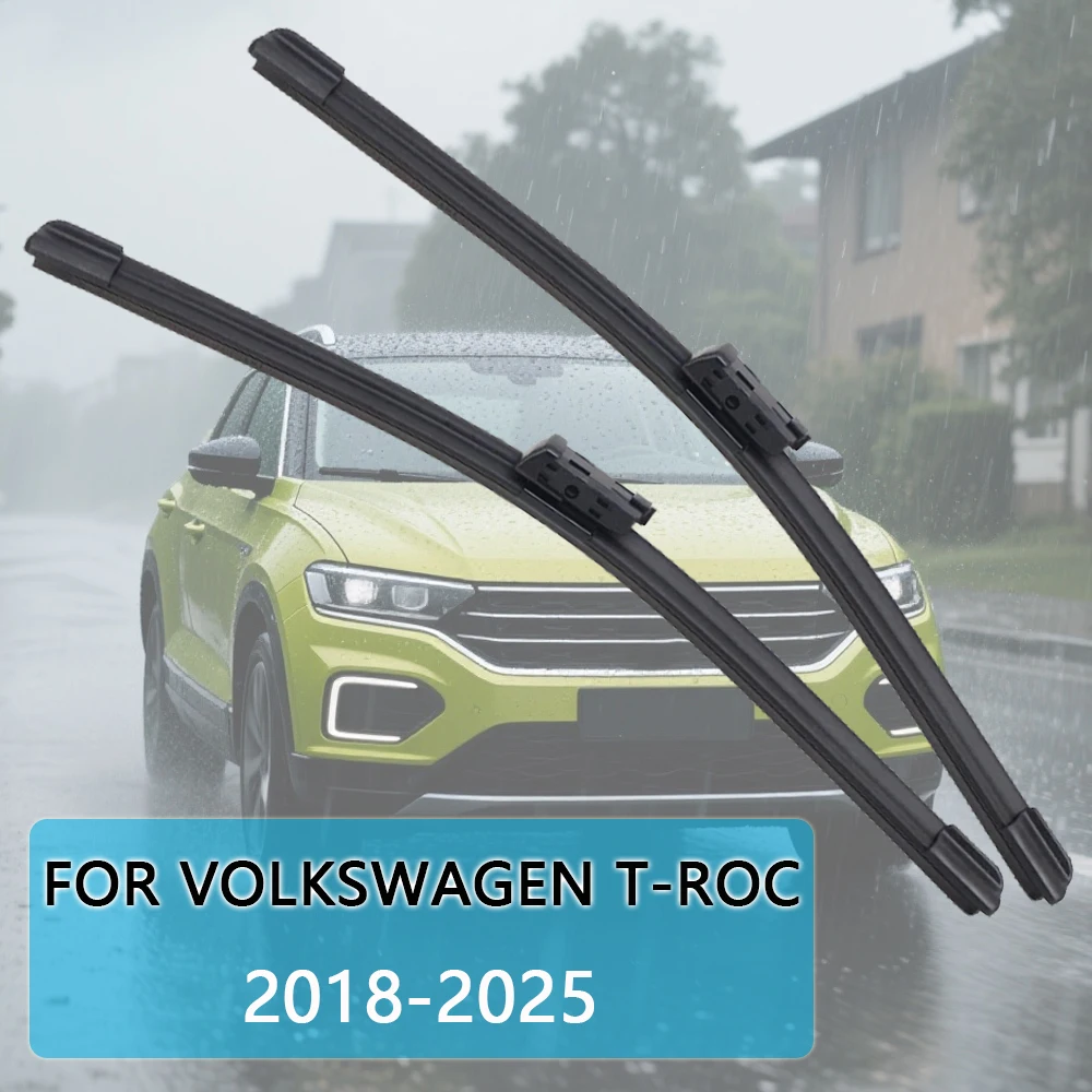

Car Wiper Blade For Volkswagen T-ROC (A11 D11) 2018-2025 26''+20'' Windshield Rubber Refill Front Window Wiper Auto Accessorie