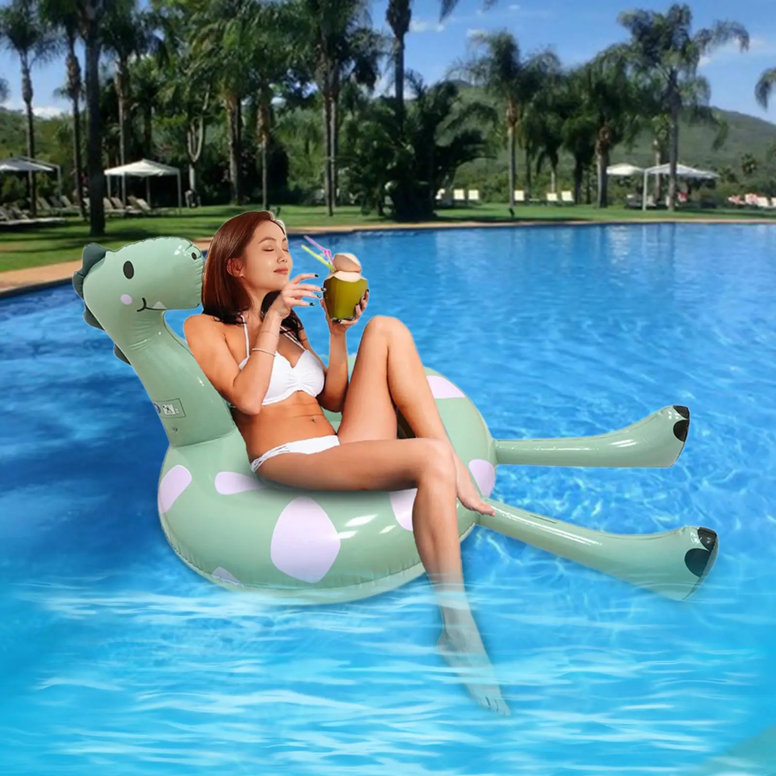 

Inflatable Swimming Ring for Adults Novelty Pool Raft Water Pool Swim Ring Toy Beach Float for Summer Beach Water Park Swimming
