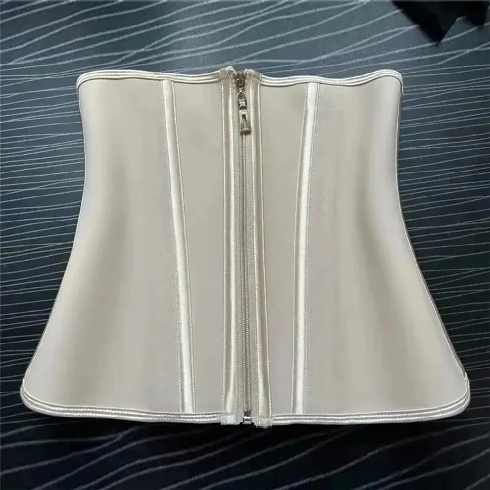 Latex Waist Trainer Women Binders And Sexy Corset Modeling Strap Body Shaper Colombian Girdles Steel Bone Slimming Belt