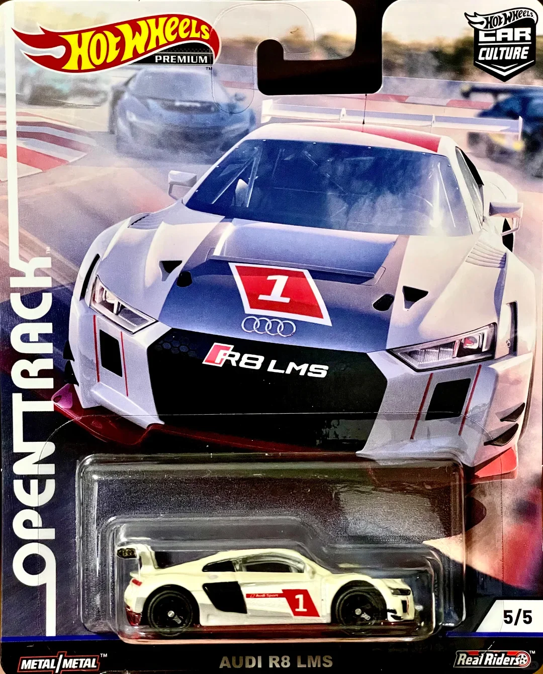 รถฮอตวีลส์ พรีเมียม คาร์ คัลเจอร์ โอเพ่นแทร็ก เบนซ์ เมอร์เซเดส-เอเอ็มจี ออดี้ นิสสัน แอคิวรา 1:64 โมเดลรถไดแคสต์ ของสะสมสุดฮิต