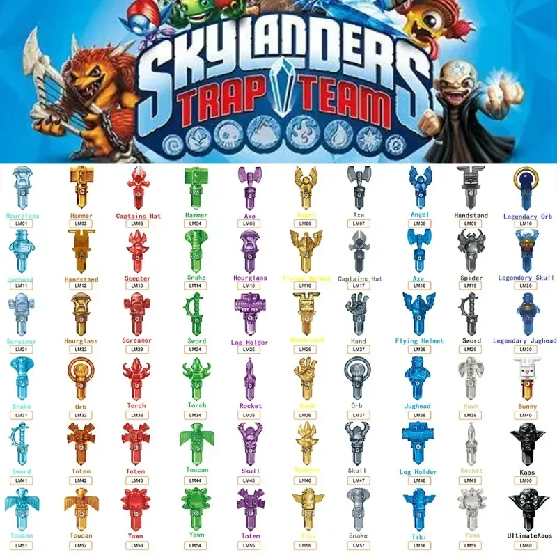 

Skylander Trap Team Game Console Chip NFC Coins Spyro Dragon Imaginit Creation Crystal Boys Toy