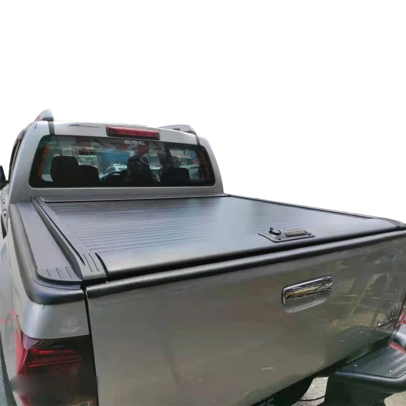 4x4 5Ft 6Ft Pickup Hard Roller Lid Shutter Retractable Truck Bed Tonneau Cover for Chevy Silverado GMC Sierra 1500 2500 3500 HD