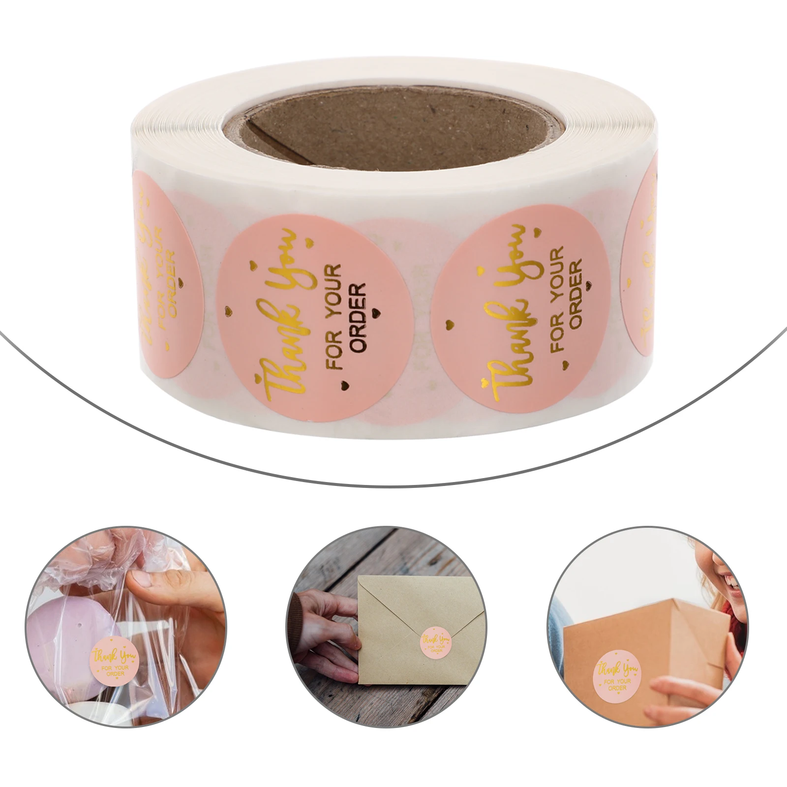 

2 Rolls You Stickers Self Adhesive Large Quantity Gift DIY Thank You Roll Sticker Bag Wrapping Sealing Decal No Fade