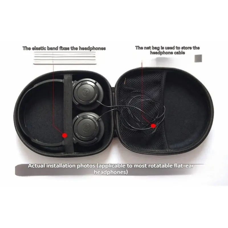 A29F-Carrying Case For On-EAR J03B, J03S T450BT Headphone Storage Box Carry Bag For Sony CH520 XB650BT WH-Ch700n - view 5