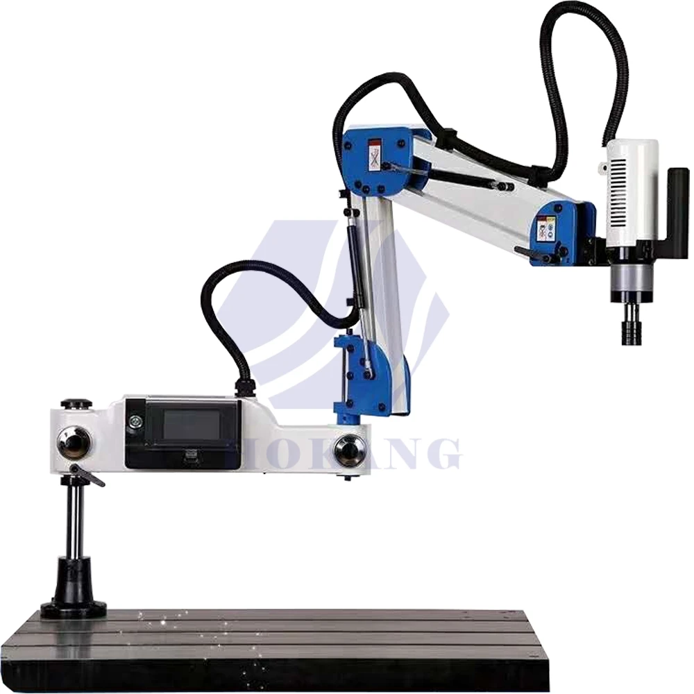 Automatic Electric Drilling Arm Tapping Machine Vertical Drilling Threading Tapper Extended Arm Electric Tapping Machine