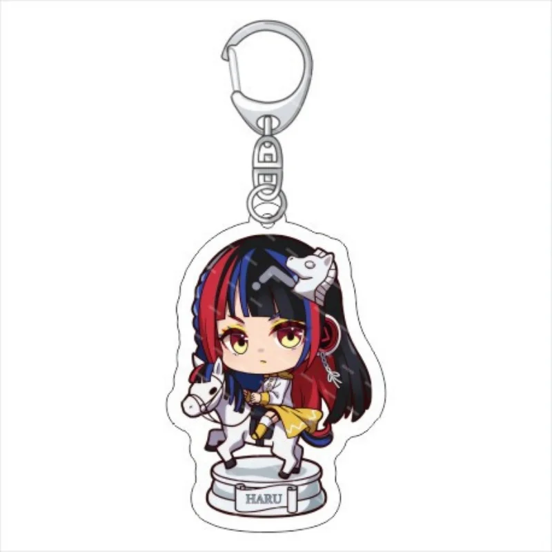 Game KAMITSUBAKI CITY REGENERATE Cosplay COSTUME Acrylic Key Chains Keyring Prop Xmas Gift