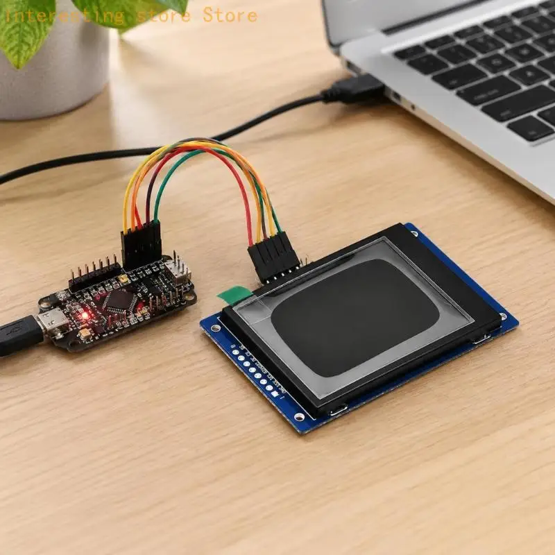 Kleine LCD-Bildschirmtafel 2,4 Zoll 240 x 320 Farbansicht für Produktstatusarbeiten, Steuerkastenaufgaben und Lerneinheiten 55KC – Detail 10
