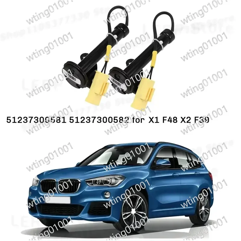 for BMW X1 F48 X2 F39 MINI 2013-2019 Active Hood Latch Sensor Pair Left Right Replacement 51237300581 51237300582