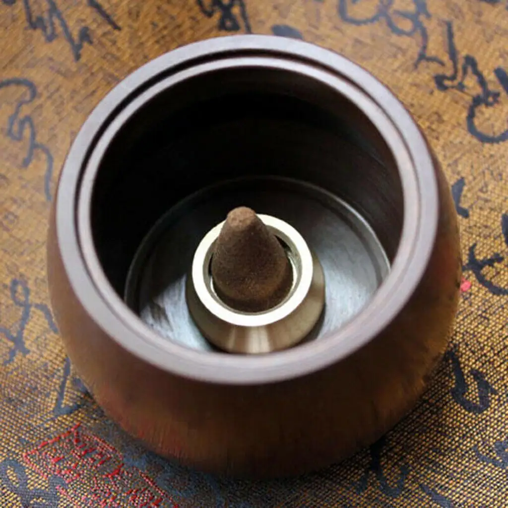 Incense Cone Burner Plate Made of Solid Brass for Censer for to
