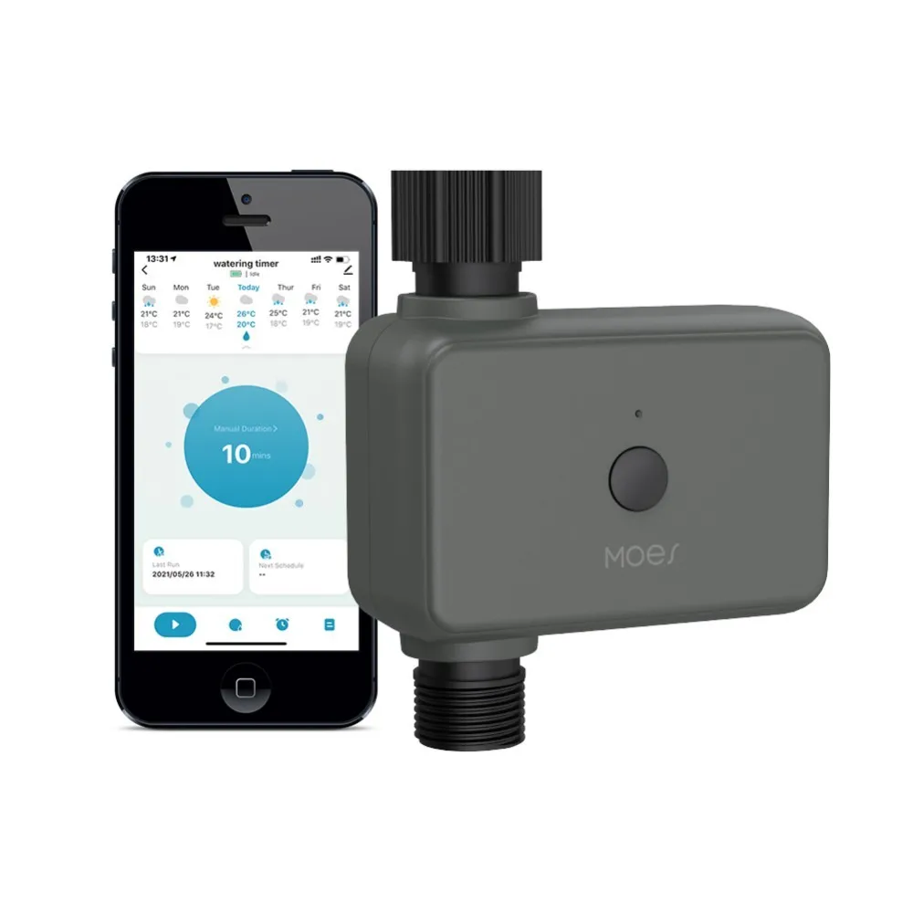 Smart Home Garden Irrigation Water Valve Bluetooth Tuya APP Control Sprinkler Timer Garden Automatic Irrigation Machine