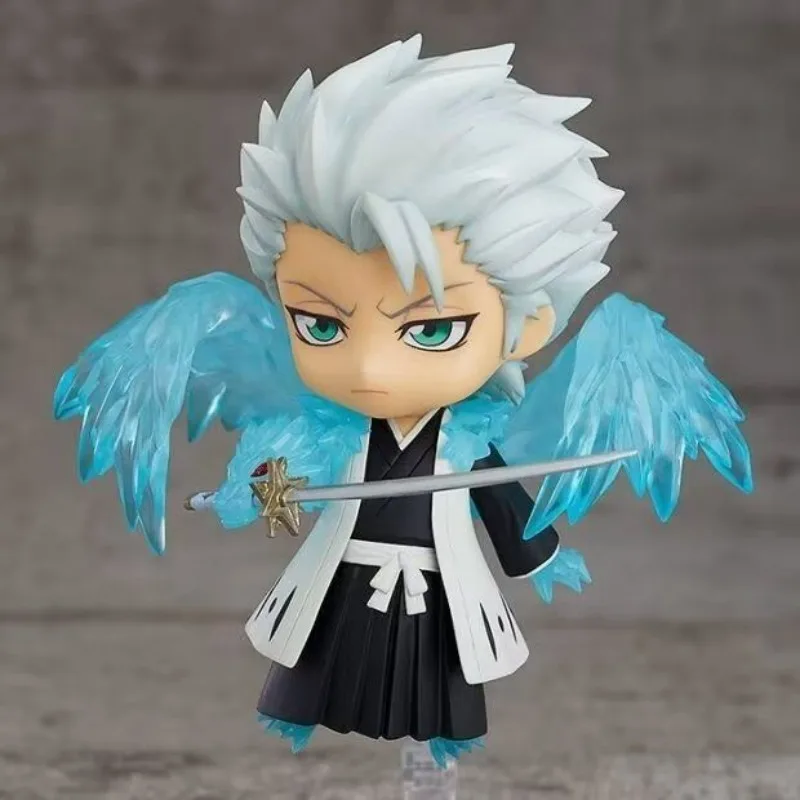 Figura de Anime BLEACH de 10CM, estatua de Hitsugaya Toushirou, colección de figuras de juguete, modelo de figuras de acción, adorno de habitación, regalo de cumpleaños para niños