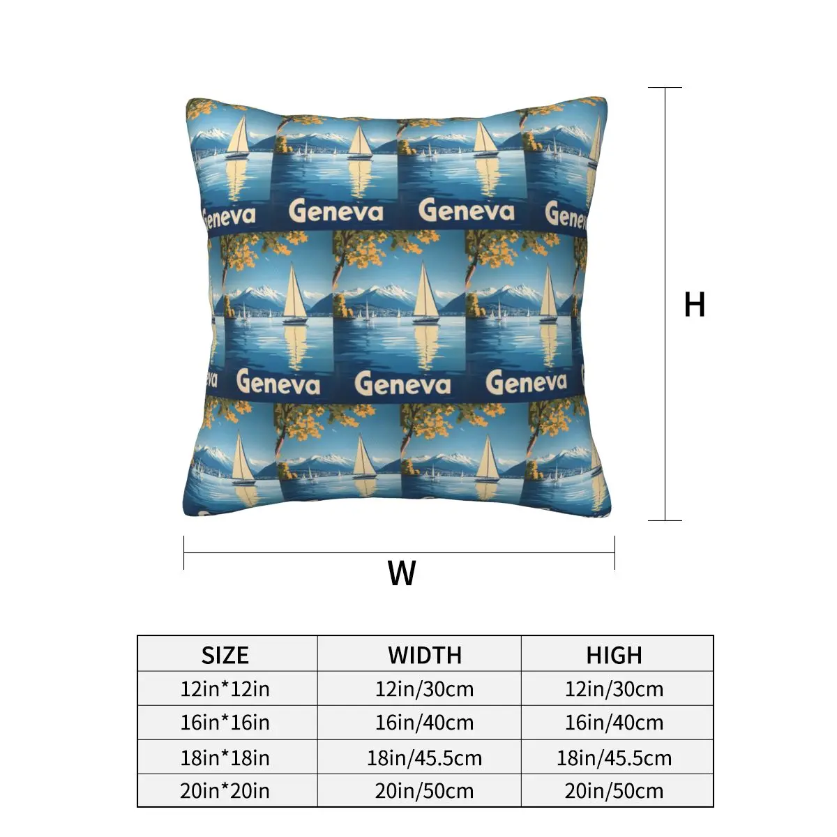 Discover The Enchanting Allure Of Geneva Square Pillowcase Pillow Cover Cushion Decor Comfort Throw Pillow for Home Car