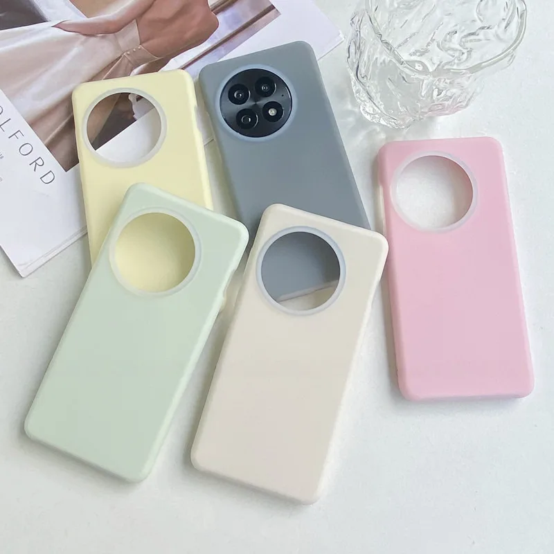 Luxury 2 in 1 Jelly Phone Case for OnePlus 13R 12 12R 11R 10R 5G Soft Silicone Macaron Colors Original Bumper Covers Accessories