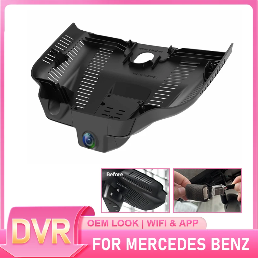 Dashcam For Mercedes-Benz A Class W177 A220L 2019 2020 For MB Cla 250e CLA35 2021 2022 Plug and Play Dash Cam for Car Camera DVR