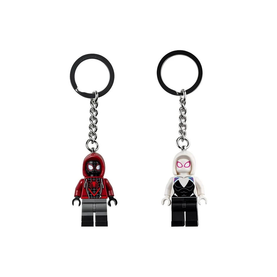 lego-x-marvel-super-hero-collection-marvel-spider-man-miles-morales-gwen-keychain-pendant-building-block-figures-854153-854292