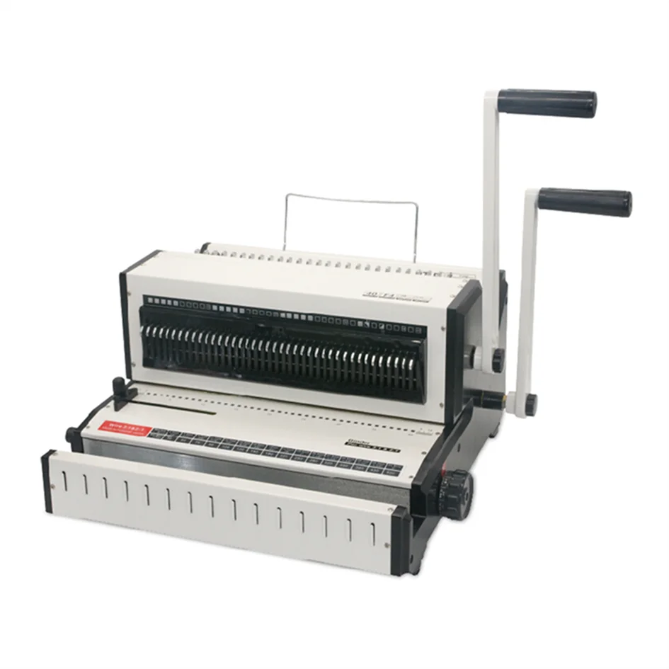 

SG-WW2018 Hot Sale Desktop Office Wire Binder Machine 2:1 And 3:1 Calendar Wire Binding Machine F4 Size Wire Binding Machine