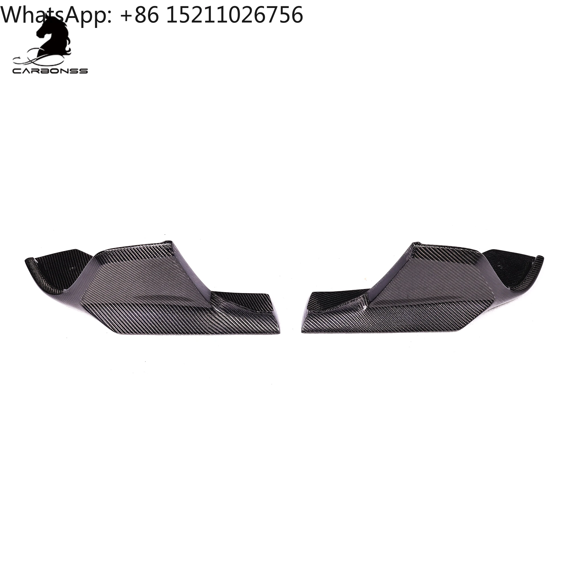 Rear Splitter Accessories Auto New Type Carbon Rear Bumper Splitter Flaps for Supra A90 A91 MK5 2019+