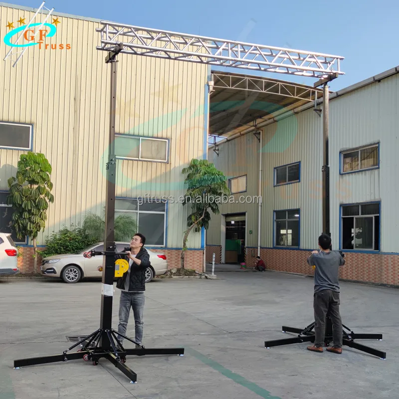 19ft Heavy Duty Crank Speaker Truss Lifting /Line Array Lifting Tower/Truss Support