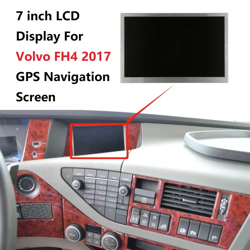 7 inch LCD For Volvo FH4 2017 GPS Navigation Display Screen Replacement Repair parts