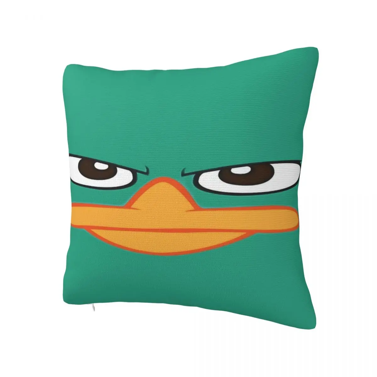 Pillow Case Perry The Platypus Polyester Pillow Cover P-Phineas and F-FerbS Retro Trendy Cushion Cover Living Room Chair