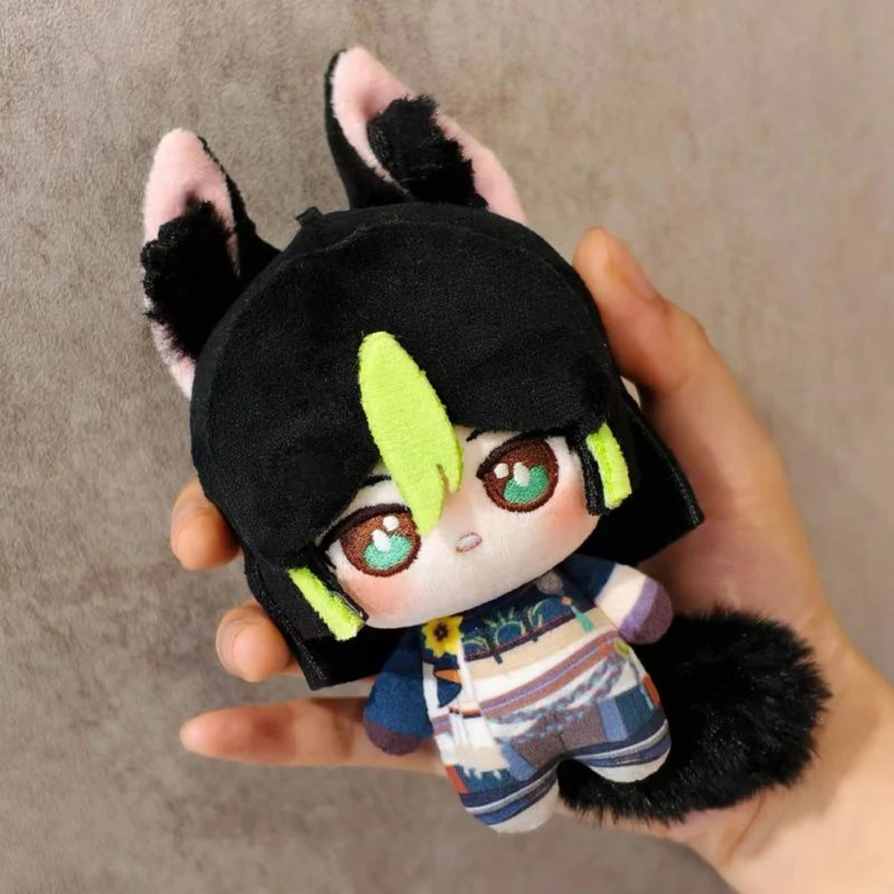

10cm Anime Genshin Impact Tighnari Plushie Figures Cosplay Cotton Stuffed Plush Doll Toys Pendants Keychain Birthday Xmas Gift