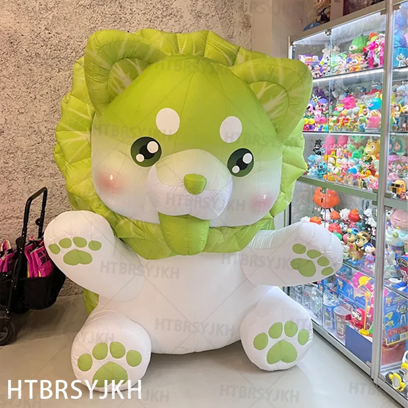 Inflatable cartoon cabbage dog air model shopping mall outdoor activities decorative props