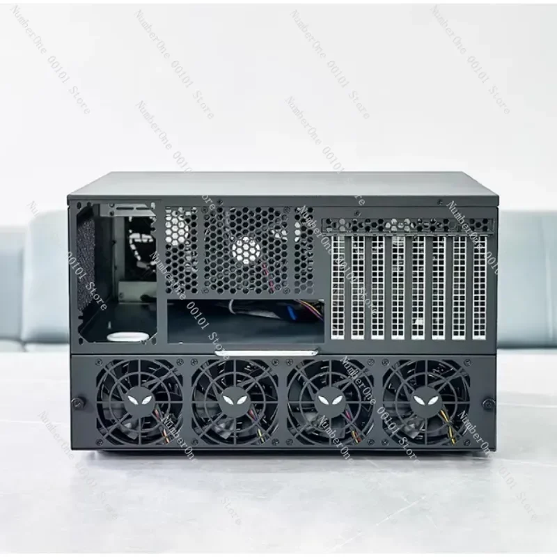 12 Bay NAS Chassis, ATX Motherboard, ATX Power Supply, 8 Full Height Slots, Enterprise AIO Server