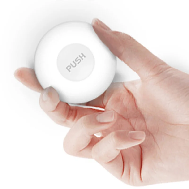 AA08-Tuya Smart Life Zigbee One-Key Alarm SOS Emergency Call Button Wireless Emergency Button Smart Life App Remote Control