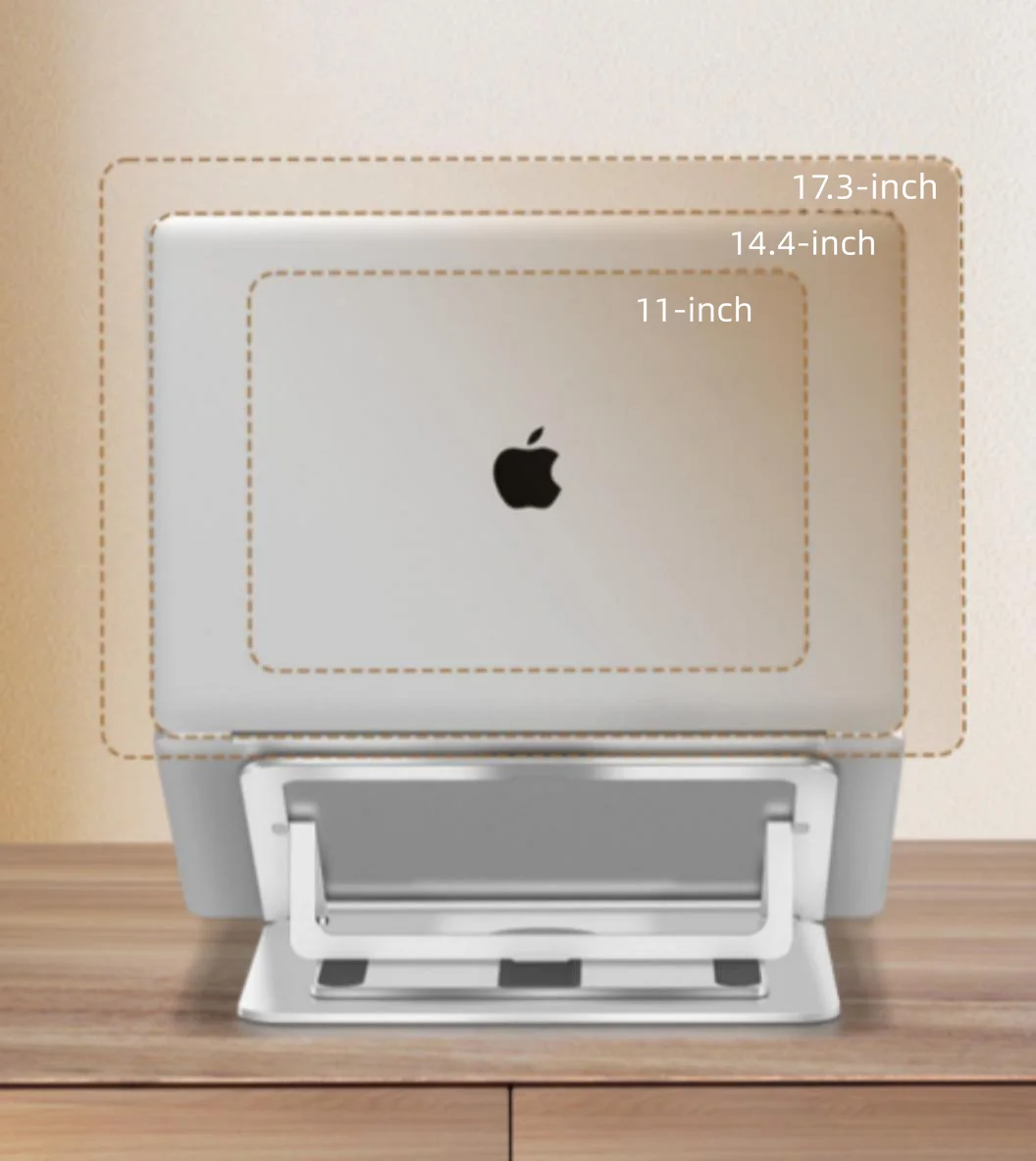 360° Rotating Stand for MacBook Neo 2026 Air 13 15 in Aluminum Alloy Foldable Laptop Stand for iPad Pro 14 16 Radiato