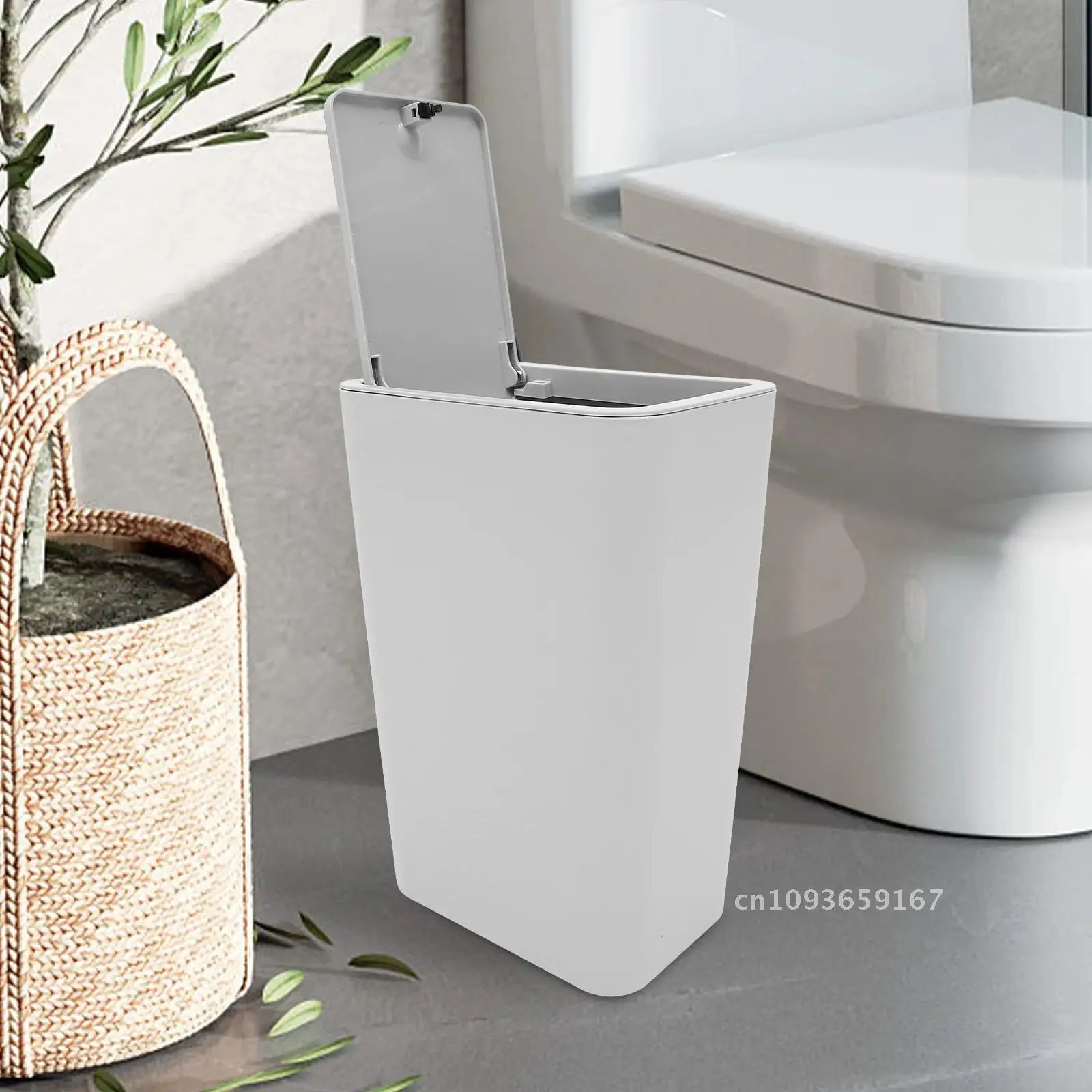 

Reusable Trash Can Garbage Container Bin for Kitchen Living Trash Rubbish Bathroom Classified Can Room Box Dustbin Wet Dry