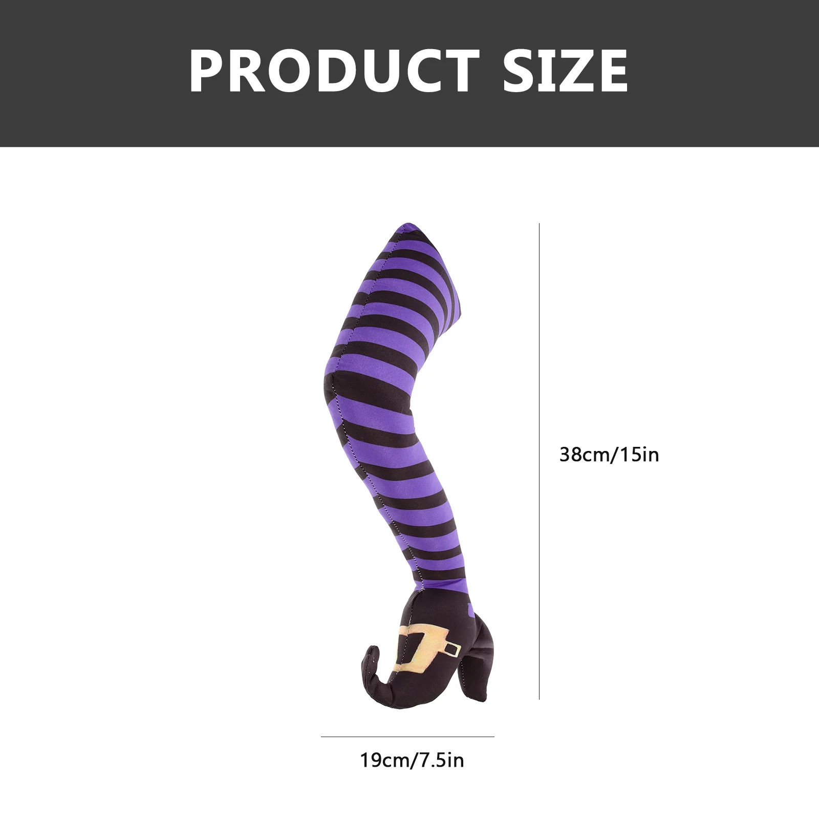 Gambe da strega di Halloween Atmosfera spaventosa Giardino Cortile Prato Festa all'aperto Gamba decorativa Gambe da strega di Halloween Decorazione del giardino