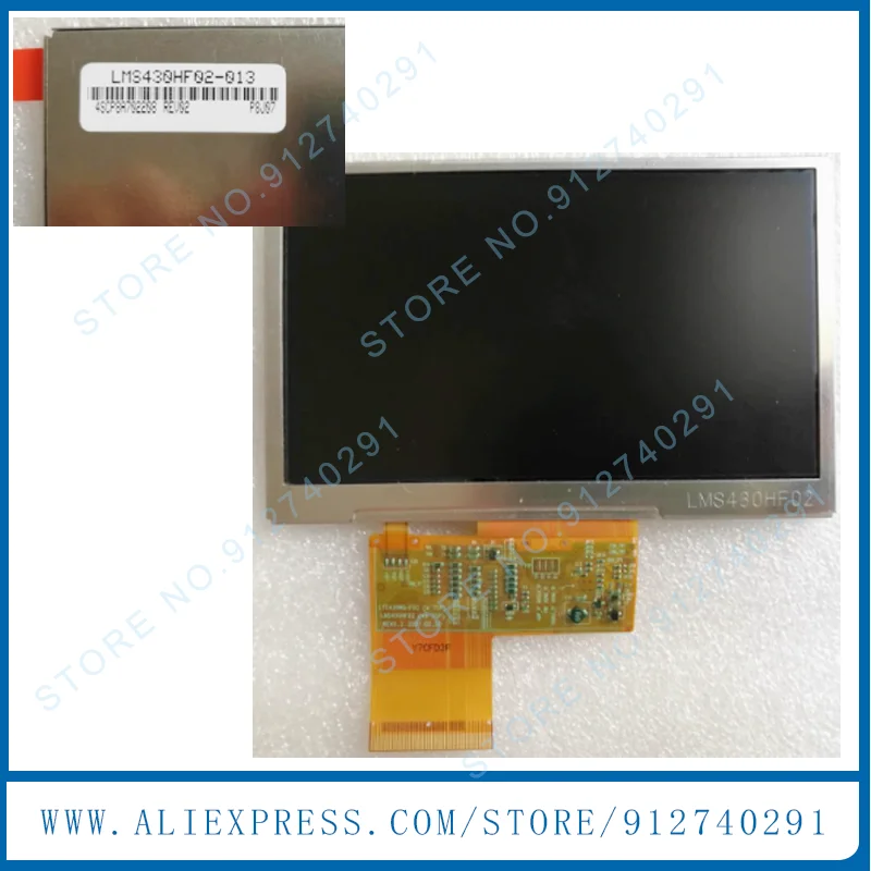 LMS430HF02 LMS430HF02-010 LMS430HF02-013 LMS430HF01  Original 4.3 Inch LMS430HF02 LCD With Touch Screen Panel  45 Pins