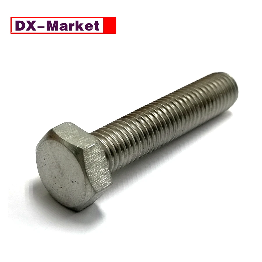 M8 Titanium Hexagon Bolt , m6-m18 gr2 Ti Screw Fasteners,E017