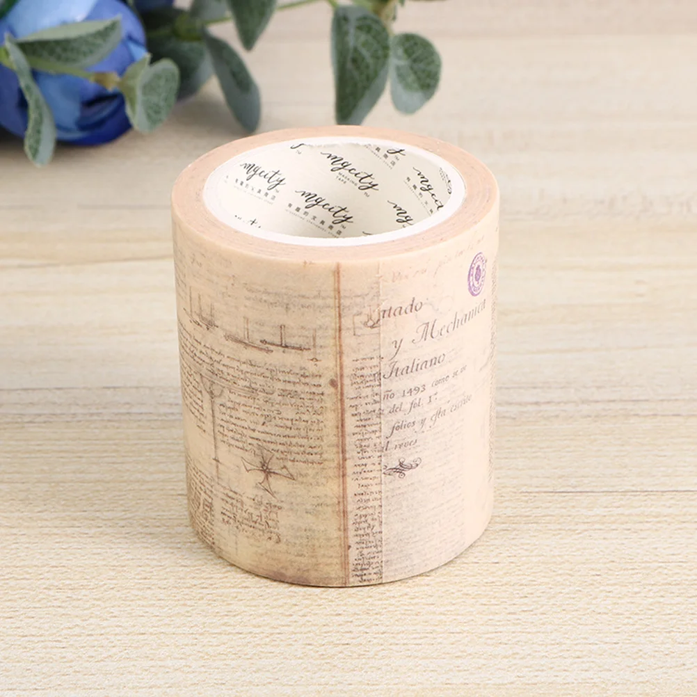 

2 Roll Gothic Washi Paper Tape Decorative Adhesive Tape for Scrapbook DIY Crafts Gift Wrapping Journaling Supplies