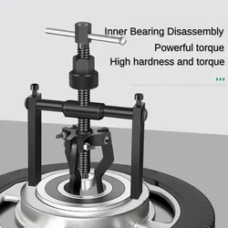 Bearing Puller Tool Car Repair Disassembly Tool Set Remover Three-Claw Puller Labor-Saving Car Bearing Removal Auto Accessories