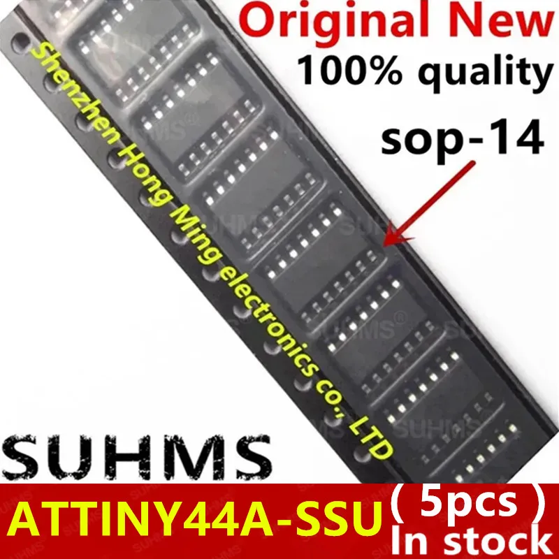 (5piece)100% New ATTINY44A-SSU ATTINY44A SSU SOP-14 Chipset