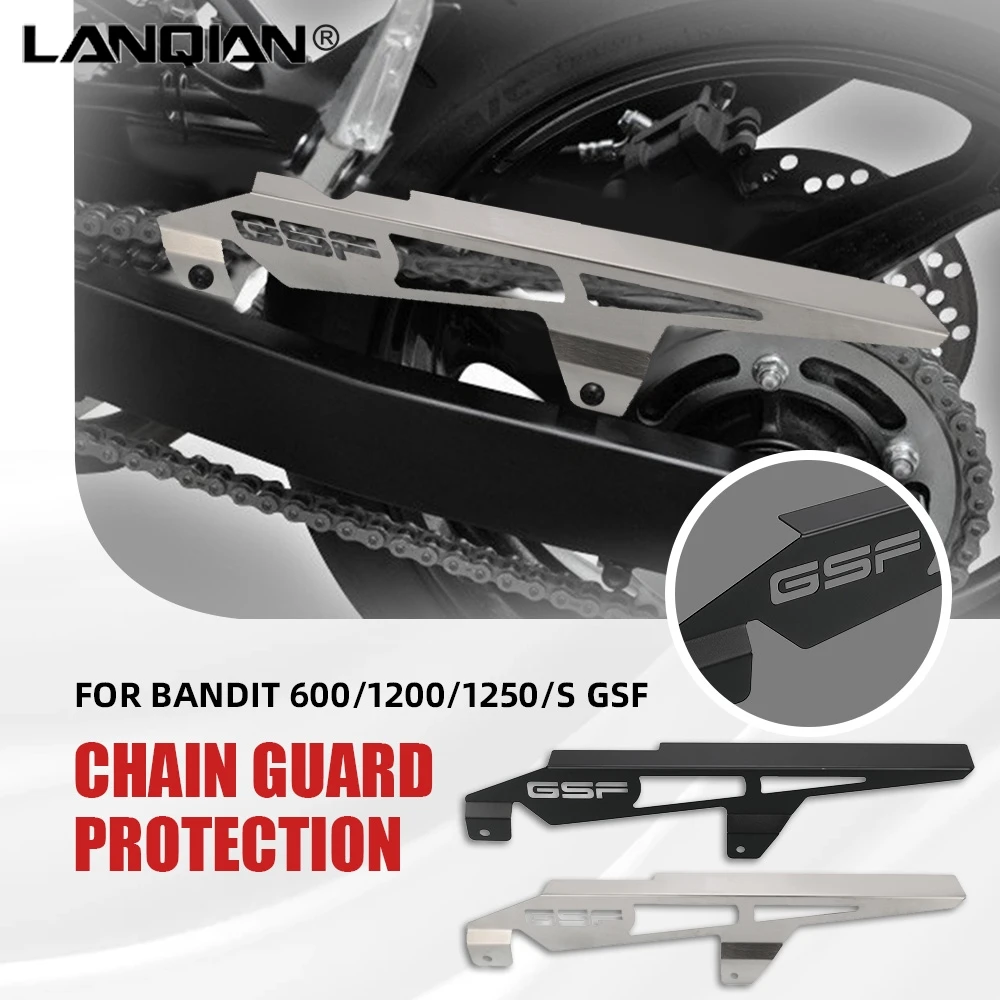 Chain guard Cover FOR SUZUKI GSF 600 1200 1250 Bandit/S 1995-2016 Chain Guide Pulley Stabilizer Chainring Protector Plate Guard