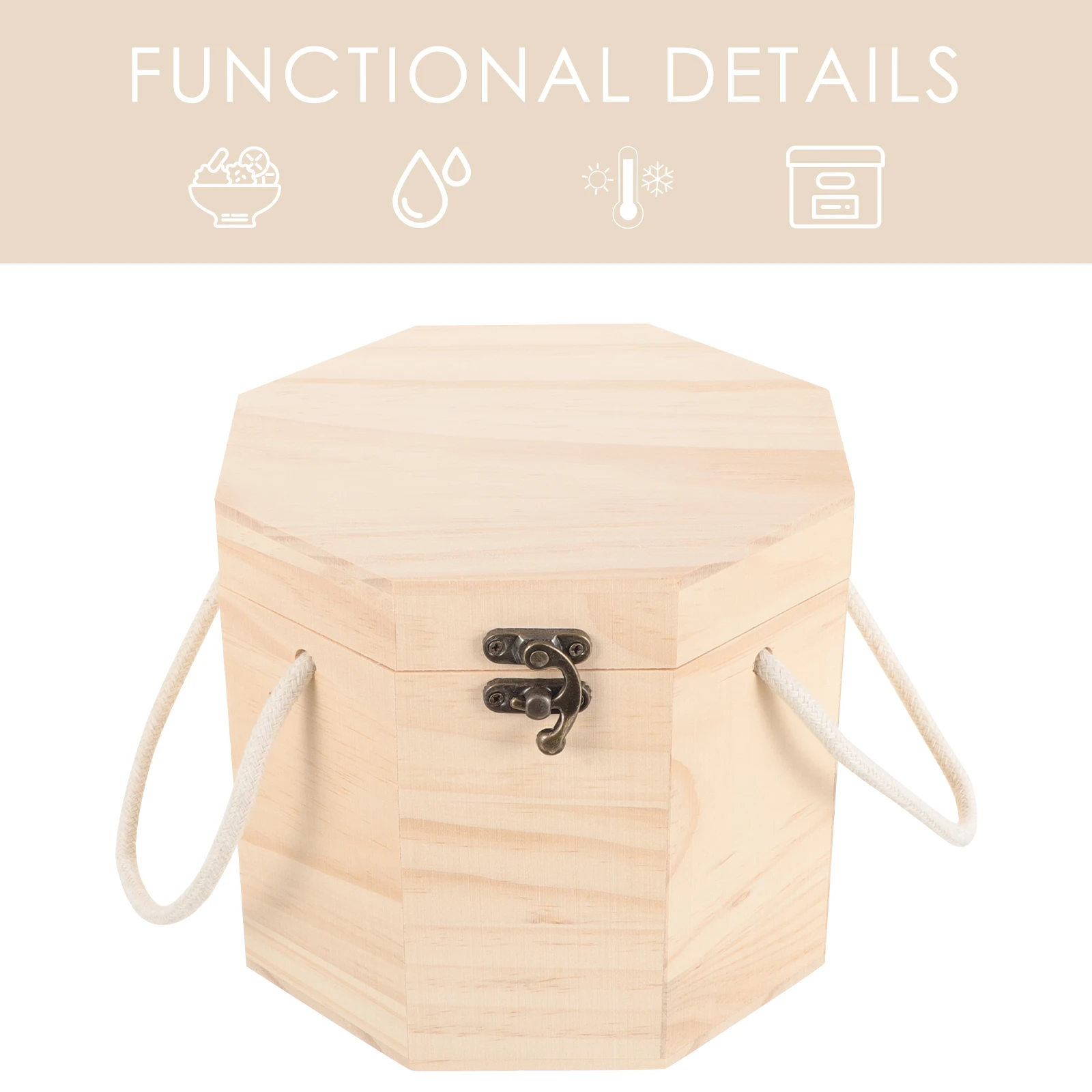 

Wooden Container Jar With Lid Style Storage Canister For Loose Tea Coffee Spices Kitchen Food Preservation Leakproof