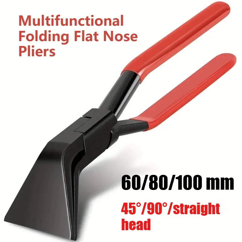 

60/80/100 мм ручные швы, стальной листогибочный станок, прочные металлические плоскогубцы, прямые/45 ° /90 ° Инструменты для гибки выравнивания листа