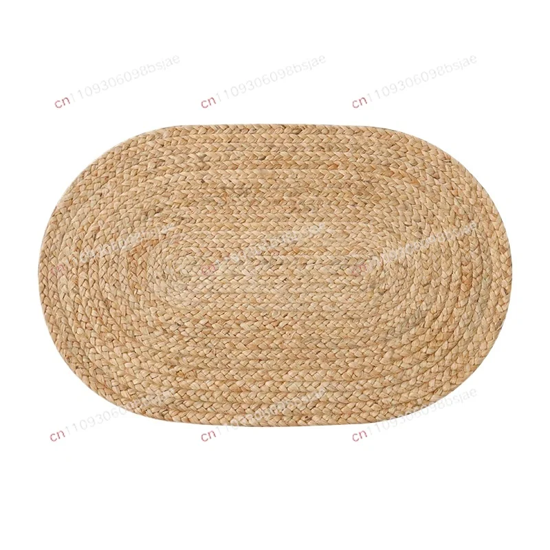 Imported natural pure jute hand-woven carpet