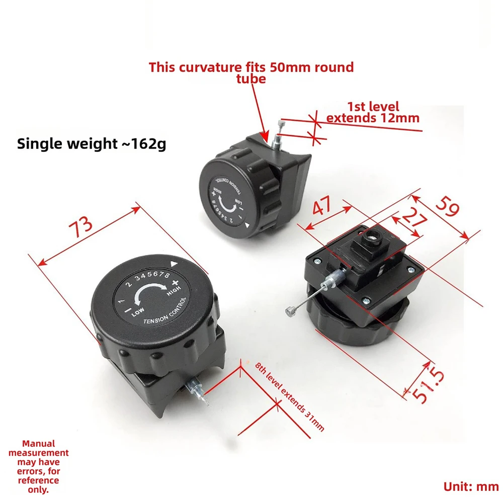 Portable 8 Gear Magnetic Resistance Knob For Exercise Bike Lightweight Magnetic Resistance Knob Indoor Fitness Equipment view 3