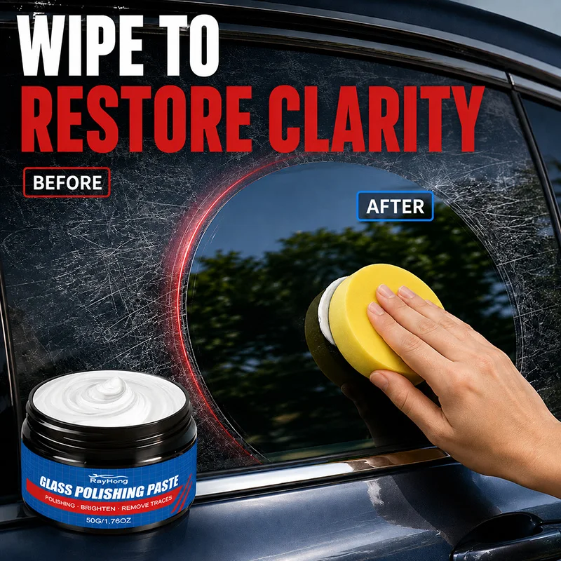 Glass Scratch Repair Polishing Paste/Glass Care Wax—Suitable For Automotive Glass Eyeglasses Mirrors And Other Glass Surfaces